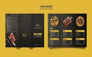 Contoh Desain Brosur Makanan 1 Contoh Desain Brosur Makanan 1