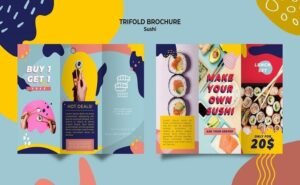 Contoh Desain Brosur Makanan 5