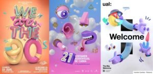 tren Desain grafis 3D tren Desain grafis 3D