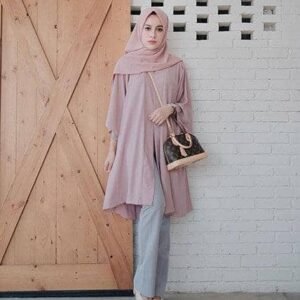 Hijab Printing Gaya Feminim