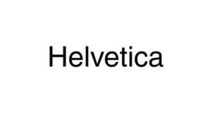 helvetica font