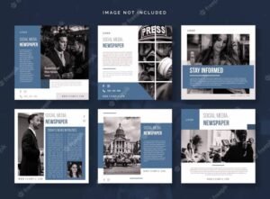 news post social media template news post social media template