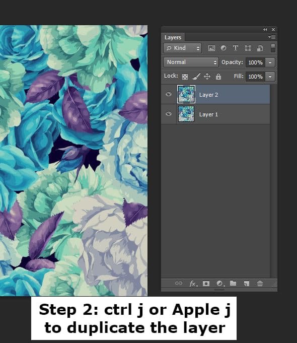Duplicate layer - Cara Membuat Repeat Pattern Designs di Photoshop Duplicate layer - Cara Membuat Repeat Pattern Designs di Photoshop