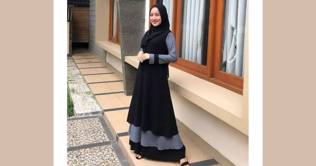 Dress Syar'i dengan Sentuhan Modern