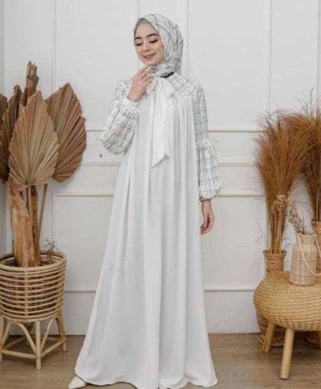 OOTD Simple Yet Luxurious Gamis with Crinkle Air Flow OOTD Simple Yet Luxurious Gamis with Crinkle Air Flow