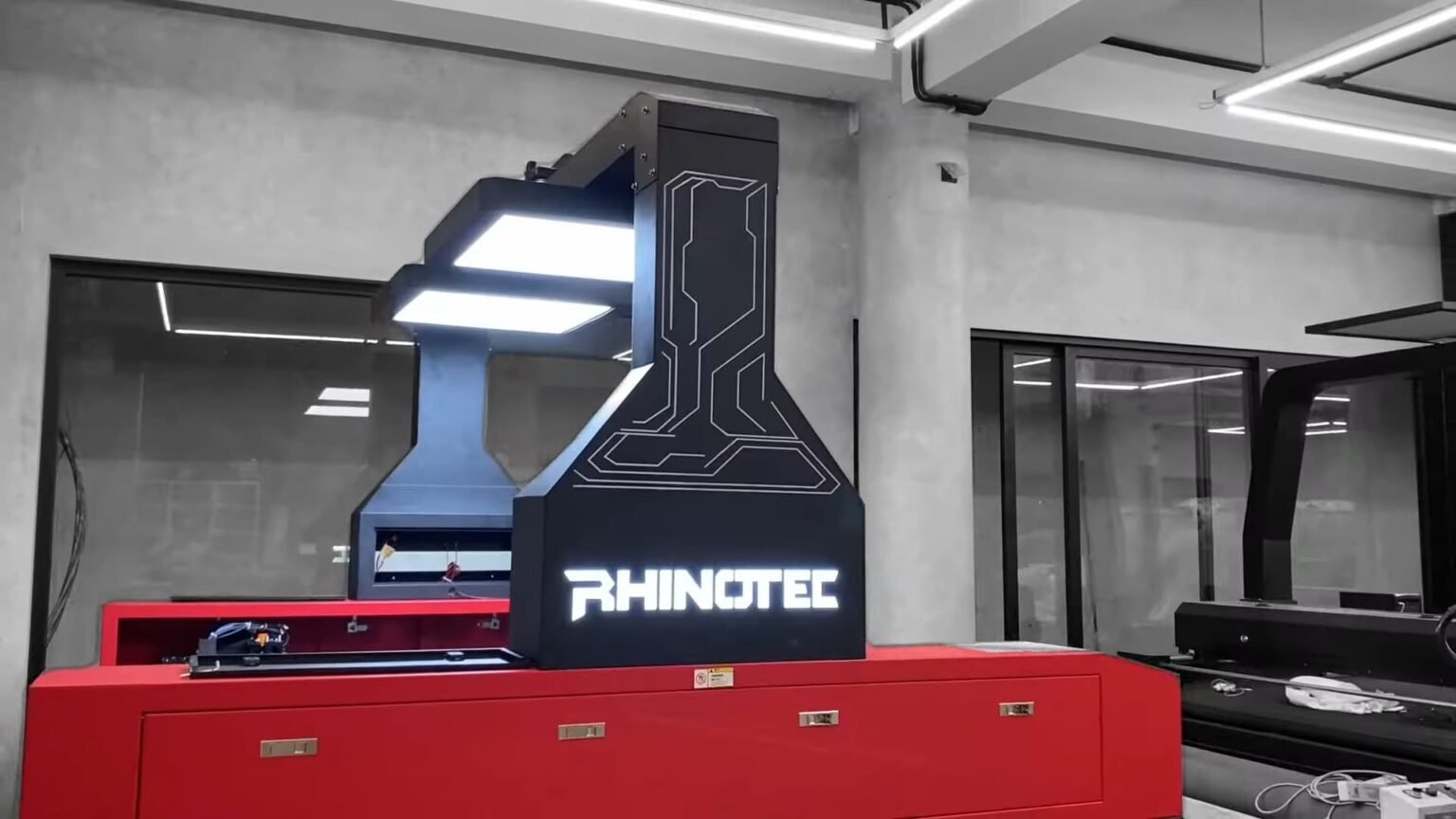INSTALASI MESIN RHINOTEC GALVO CUTTING LASER TERCANGGIH