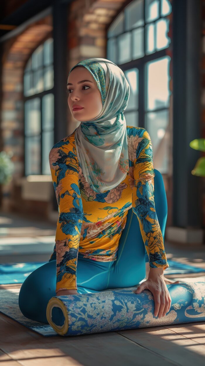 Jersey Hijab Sport Freepik