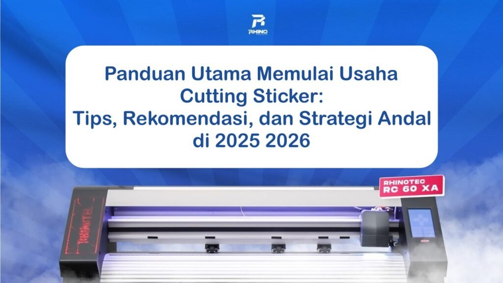 Panduan Utama Memulai Usaha Cutting Sticker