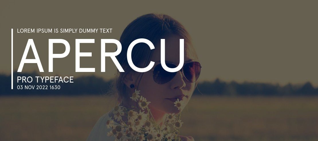 Apercu Font - Font Sans Serif Modern untuk Branding Apercu Font - Font Sans Serif Modern untuk Branding