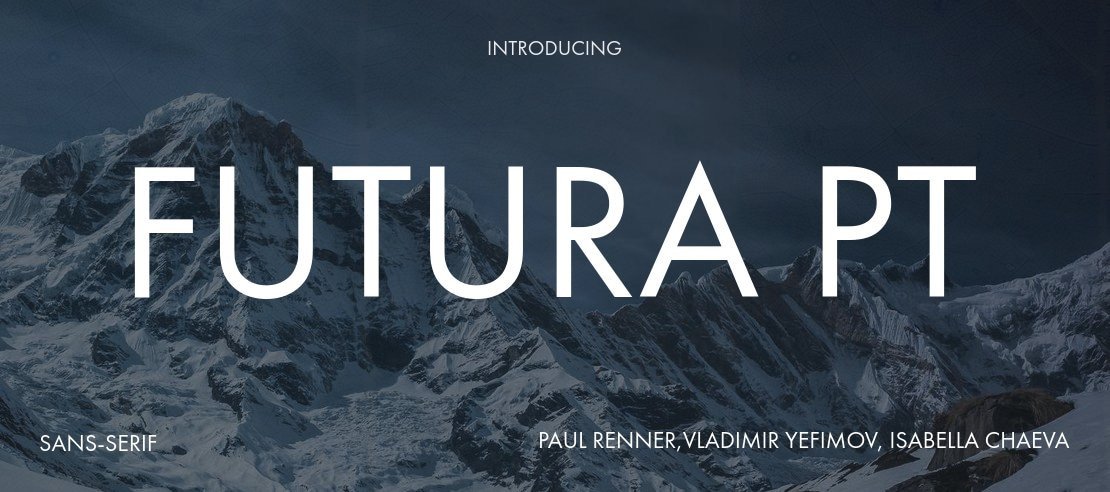 Futura PT Font Family - Font Bold Terbaik Futura PT Font Family - Font Bold Terbaik