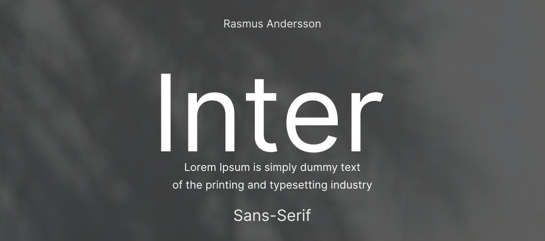 Inter Font - Font Sans Serif Modern untuk Branding Inter Font - Font Sans Serif Modern untuk Branding