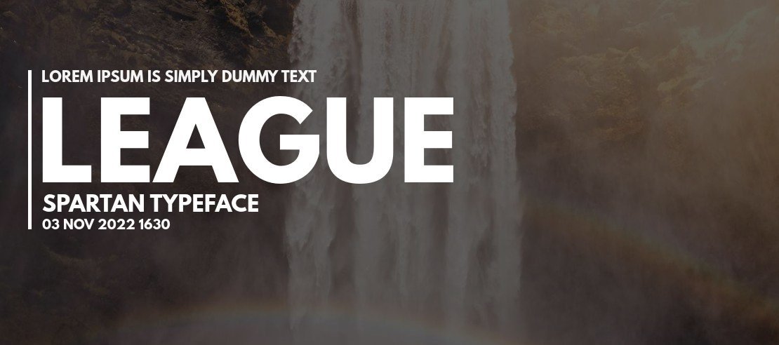 League Spartan Font - Bold Terbaik League Spartan Font - Bold Terbaik