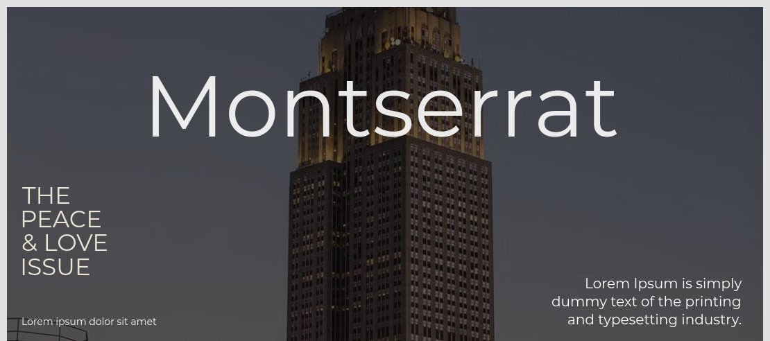 Montserrat Font Family - Bold Terbaik Montserrat Font Family - Bold Terbaik