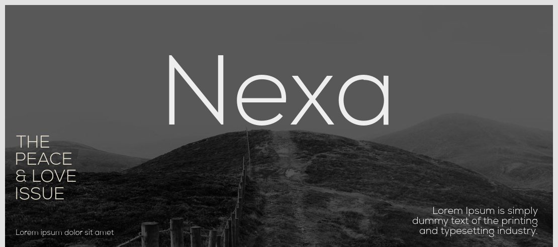 Nexa Font Family 1 - Font Bold Terbaik Nexa Font Family 1 - Font Bold Terbaik