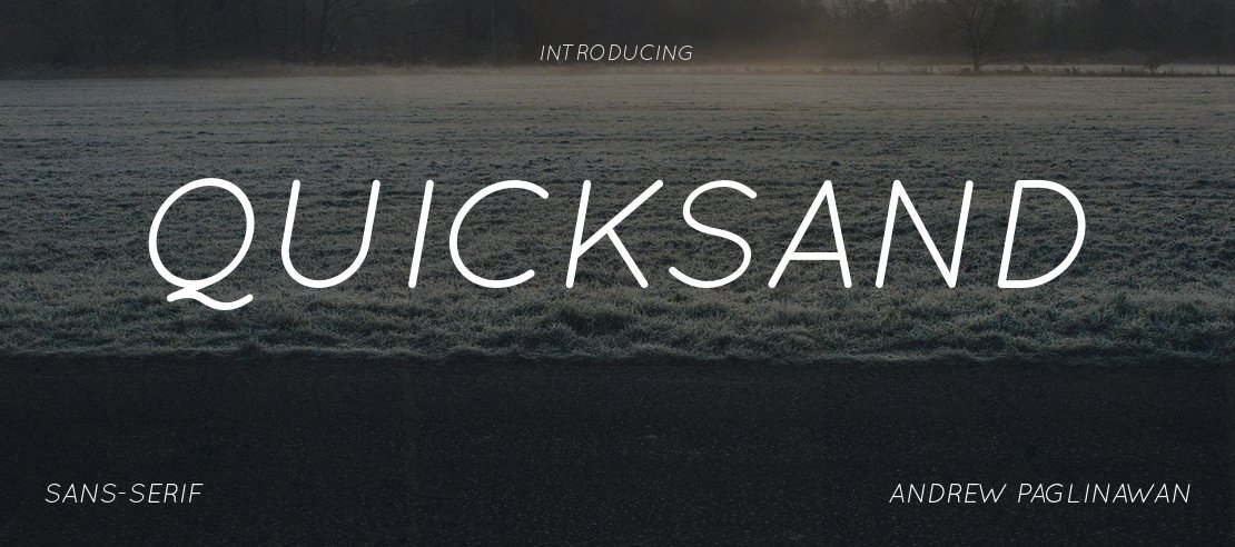 Quicksand Font