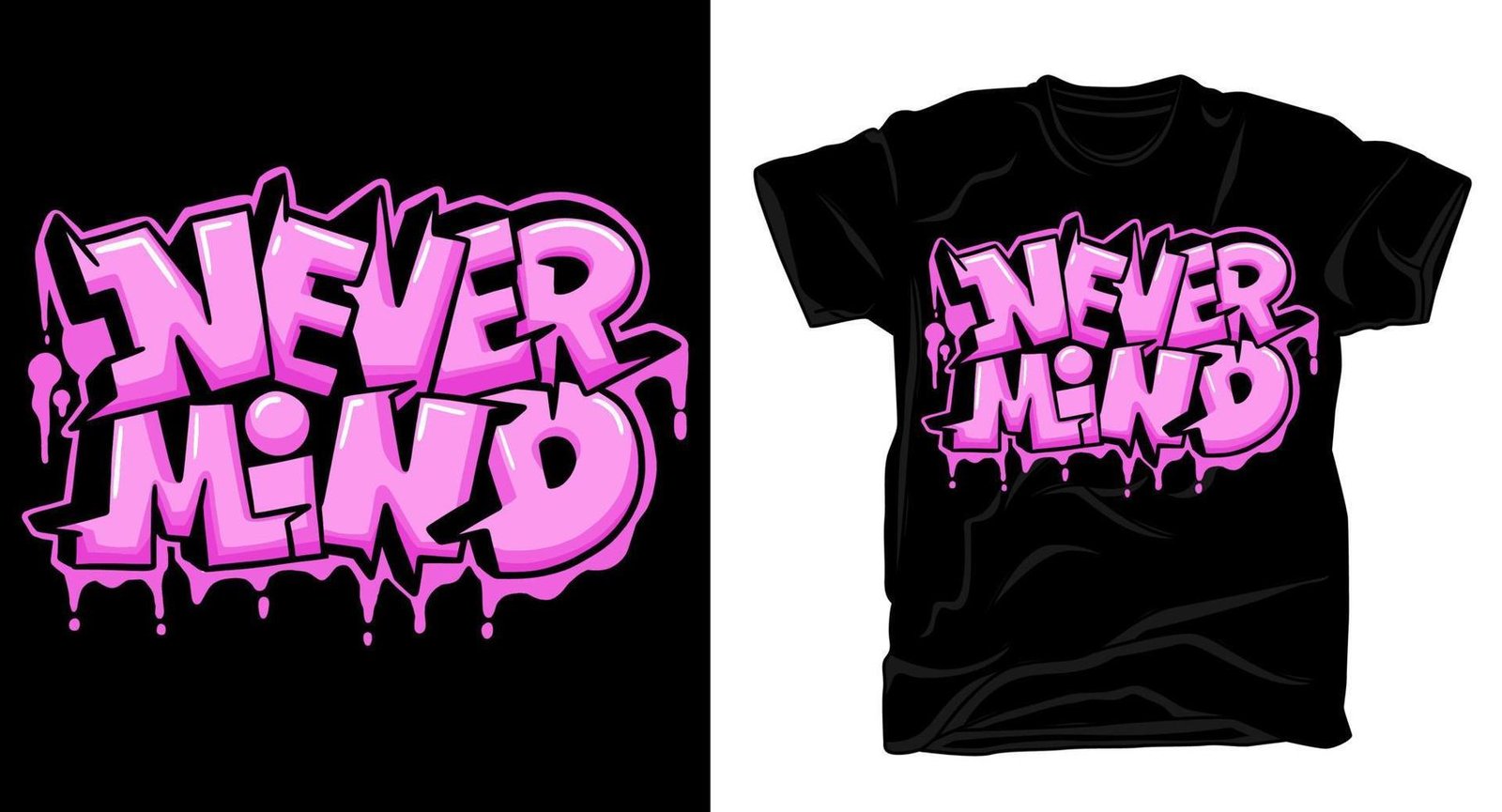 Bubble Font Graffiti T Shirt Design Bubble Font Graffiti T Shirt Design - desain kaos custom