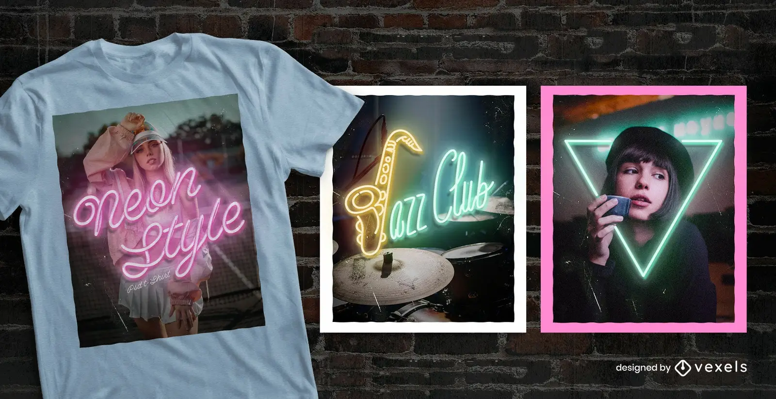 Neon Glow Font T Shirt Design Neon Glow Font T Shirt Design - desain kaos custom