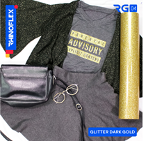 POLYFLEX GLITTER DARK GOLD