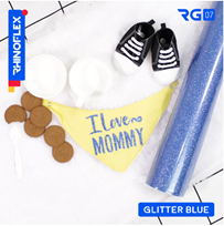 POLYFLEX GLITTER BLUE