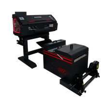 Rhinotec DTF A3 Printer + Curring, DTF ink + Cleaner 1 Set, Pet Film 32cm x 100m 1 Roll, Powder White 1 kg, Waranty Head 1 Year
