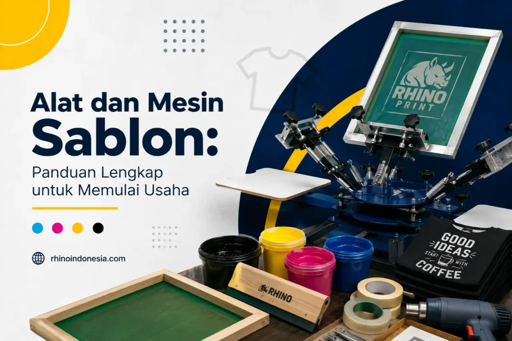 Alat dan Mesin Sablon: Panduan Lengkap untuk Memulai Usaha Alat Dan Mesin Sablon Untuk Pemula
