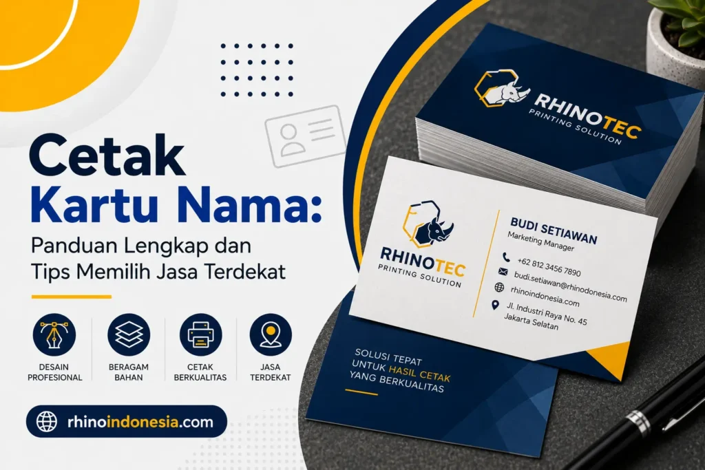 Cetak Kartu Nama: Panduan Lengkap dan Tips Memilih Jasa Terdekat Desain Kartu Nama Yang Profesional