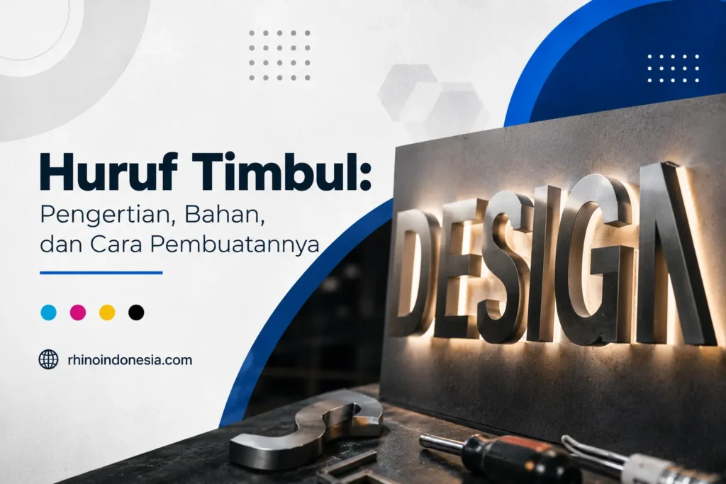 Huruf Timbul: Pengertian, Bahan, dan Cara Pembuatannya Huruf Timbul Desain Dan Bahan