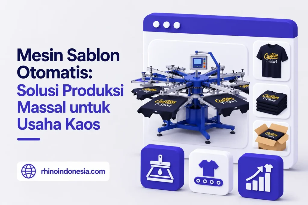 Mesin Sablon Otomatis: Solusi Produksi Massal untuk Usaha Kaos Mesin Sablon Otomatis Solusi Produksi Massal Untuk Usaha Kaos