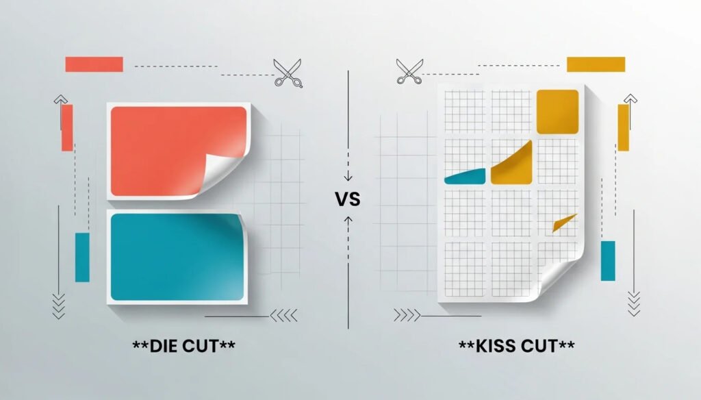 Perbedaan Kiss Cut dan Die Cut: Pengertian, Cara Kerja, Kelebihan, dan Cara Memilih yang Tepat Perbedaan Kiss Cut Dan Die Cut Pengertian Cara Kerja Kelebihan Dan Cara Memilih Yang Tepat
